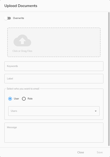 Upload Documents